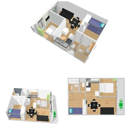 Jusqu A 7 Couchages Piscine Sauna Hamam Apartment